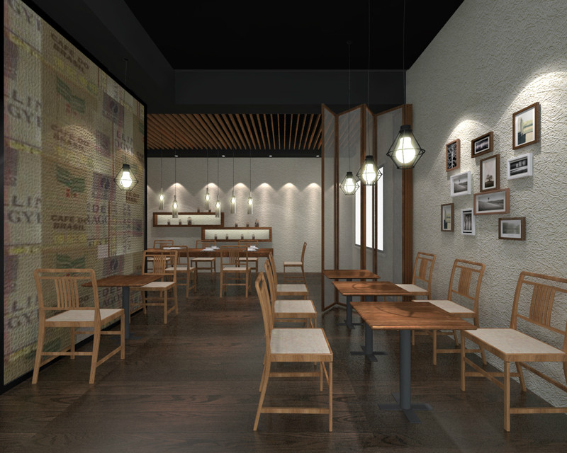 咖啡店裝修設(shè)計效果圖