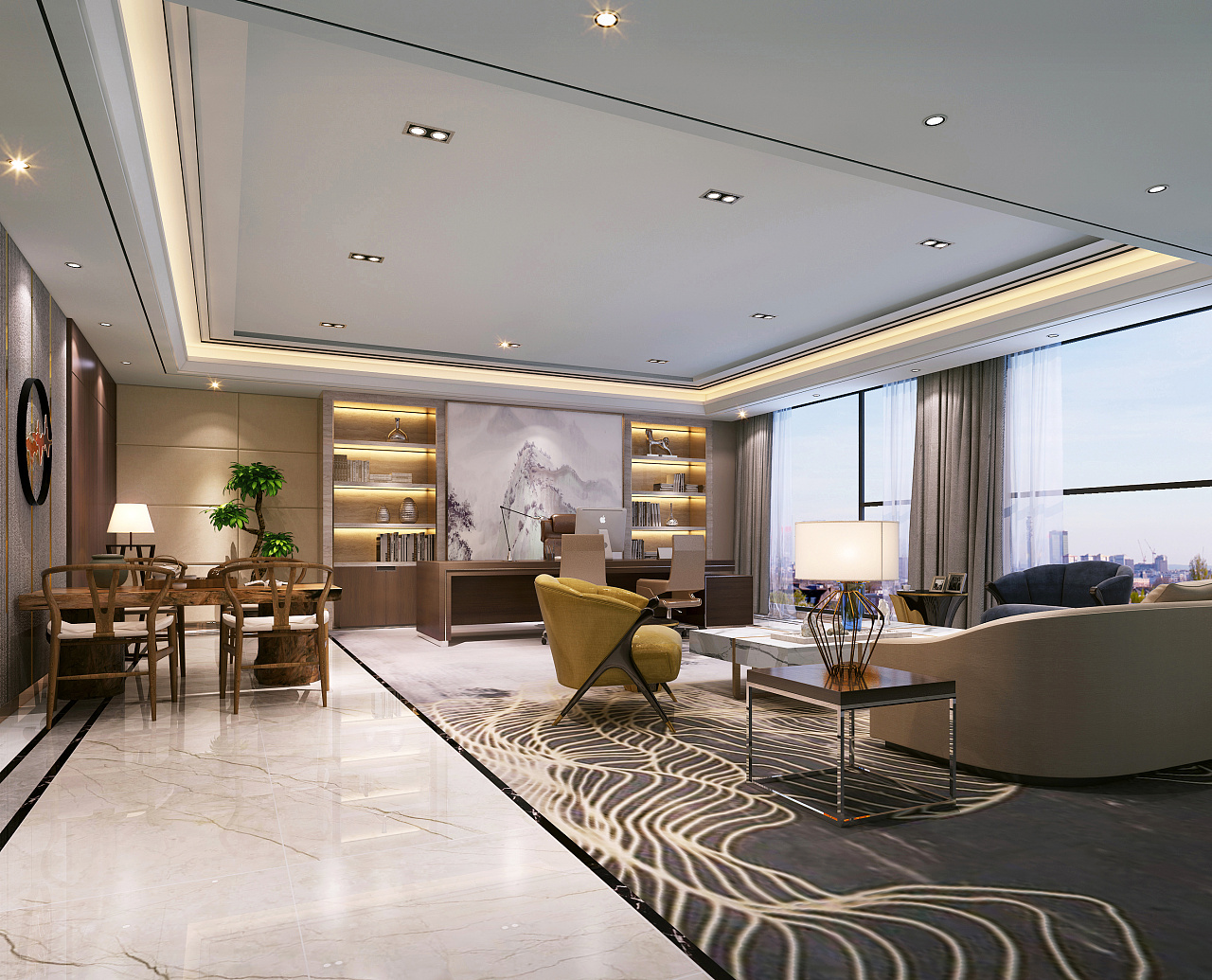 珠寶公司辦公室裝修效果圖