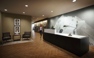 高逼格辦公室前臺(tái)裝修攻略