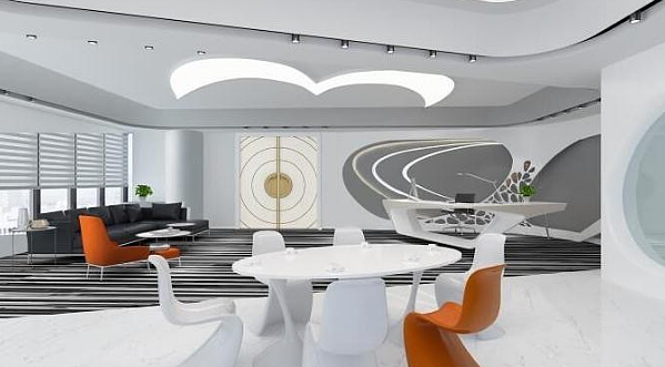 高新技術(shù)企業(yè)辦公室裝修效果圖