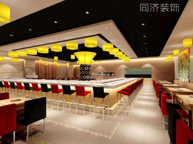 上海嘉定區(qū)火鍋店裝修效果圖