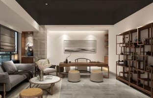 如何布局現(xiàn)代中式辦公室？