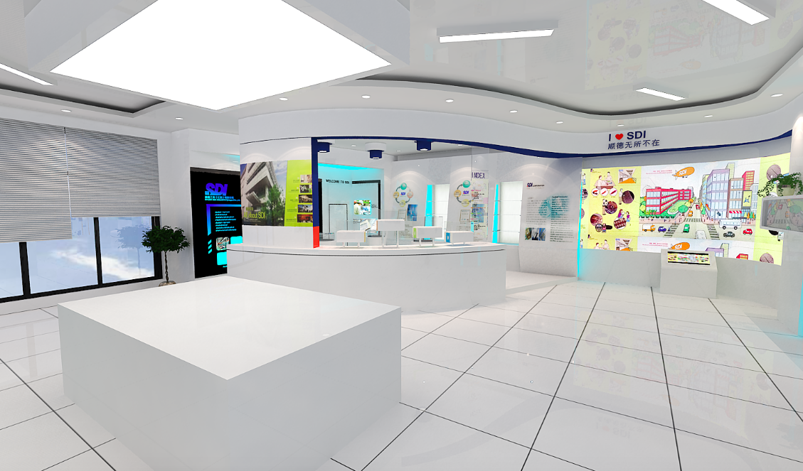 江蘇順德工業(yè)有限公司展廳裝修效果圖