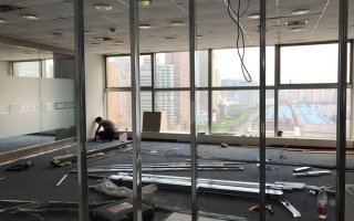 眾城大廈辦公室裝修工地