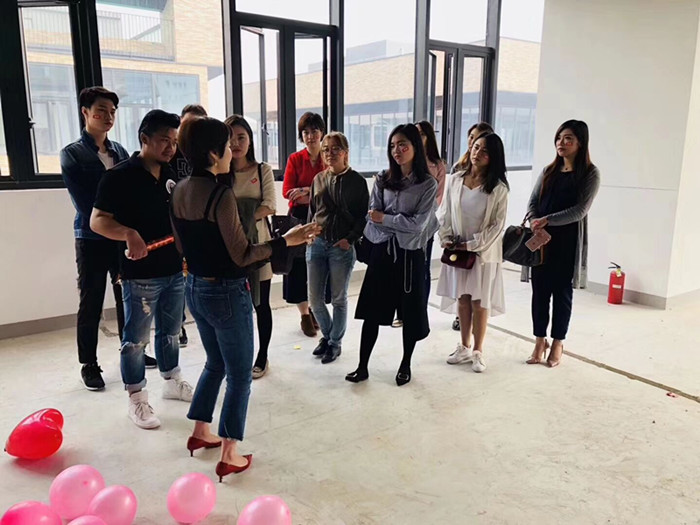 辦公室裝修：360教育在線開工大吉現場