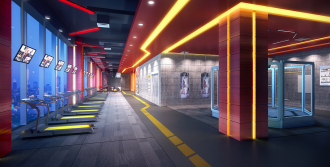 健身房裝修效果圖