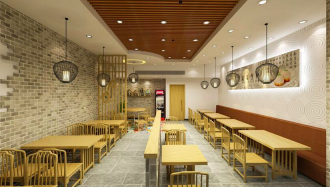 生煎包店裝修效果圖