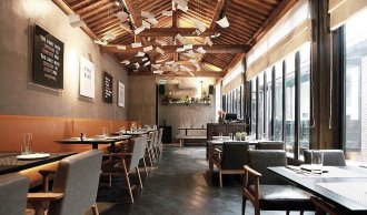 茶餐廳裝修效果圖