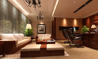 上海浦東金橋某實(shí)業(yè)公司辦公室裝修效果圖