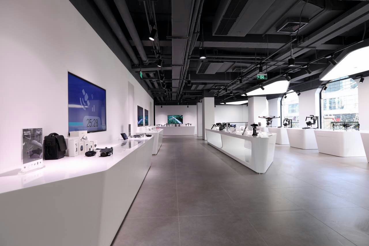 黃浦區(qū)華府天地大廈大疆科技旗艦店裝修