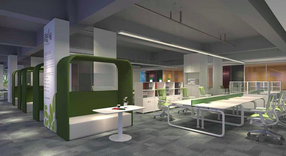 寶山區(qū)家具公司辦公室裝修效果圖