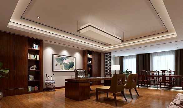 靜安區(qū)嘉里中心辦公室裝修效果圖