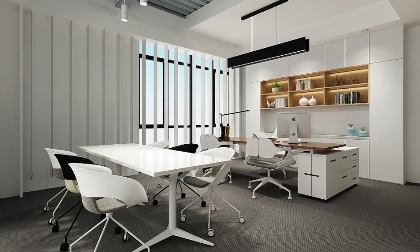 浦東陸家嘴極簡(jiǎn)風(fēng)高端辦公室裝修