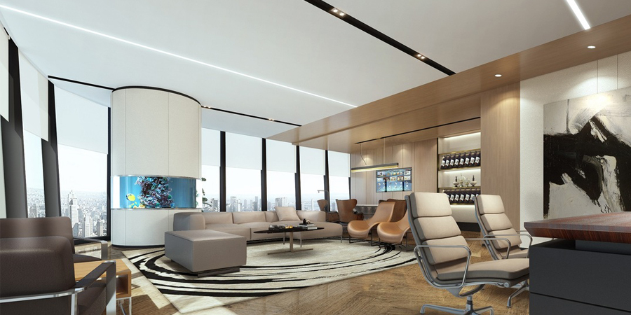 上海辦公室裝修_跨國公司辦公室裝修效果圖