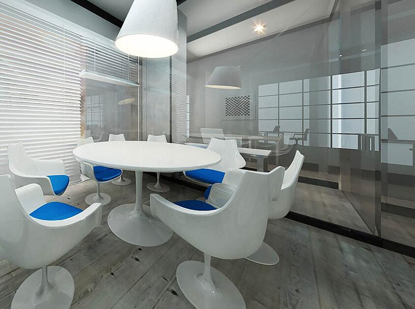 虹口區(qū)多倫多大廈科技公司辦公室裝修效果圖