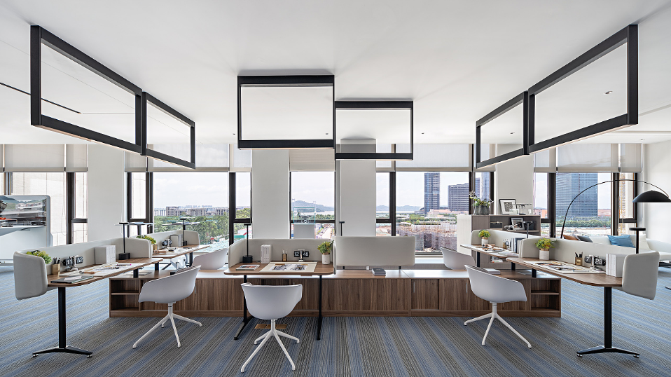 上海辦公室裝修-徐匯區(qū)新興科技公司辦公室裝修效果圖